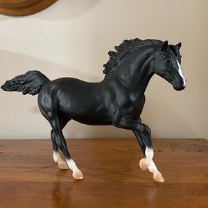 Breyer Horse - Vintage - Black and White Running Stallion